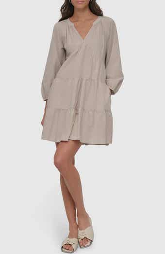 DKNY Jeans Tiered Babydoll Dress
