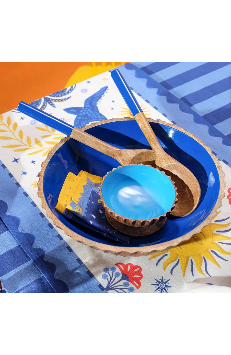 Zsa Zsa Zsu Lakri Mango Tree Salad Spoon Set Of 2, Alternate, color, Brown