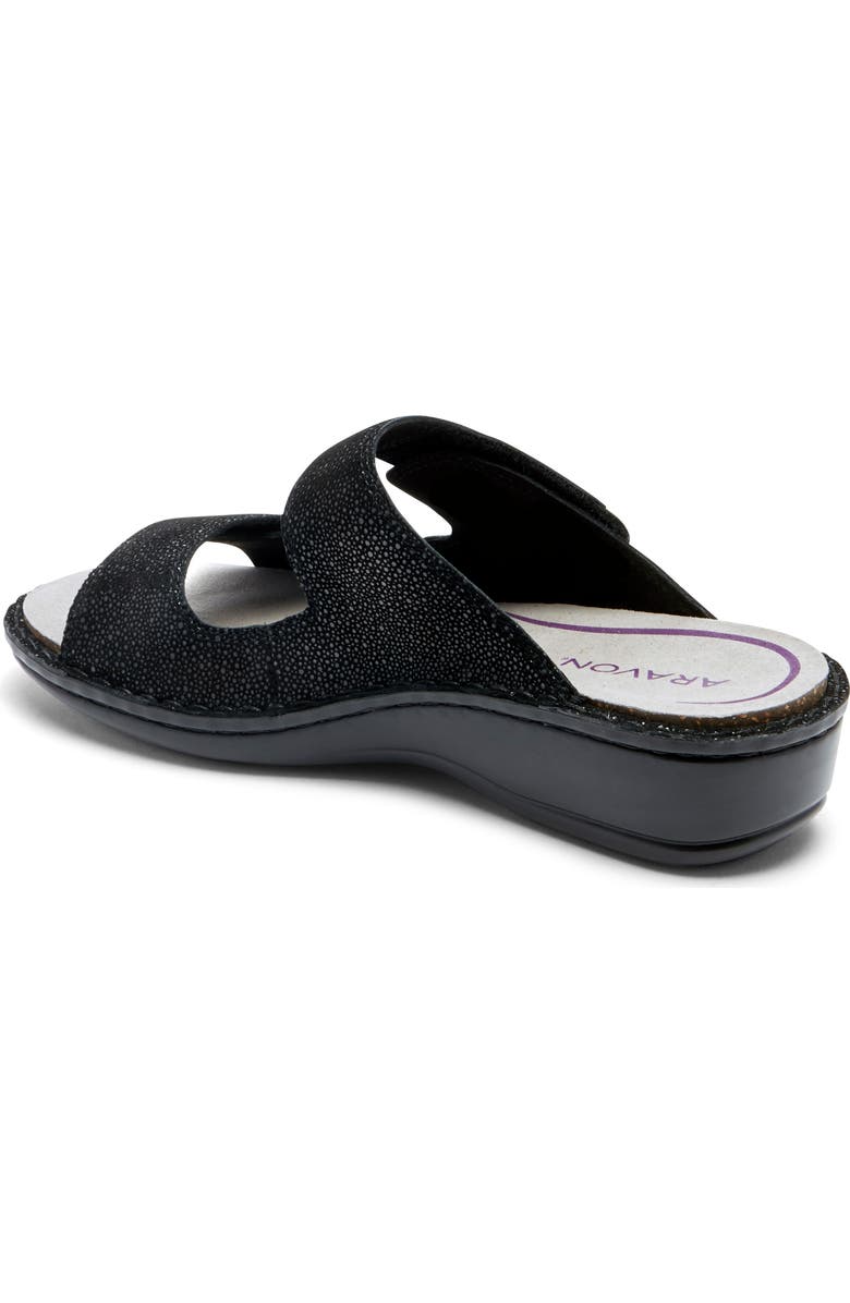 Aravon Cambridge Two Strap Slide Sandal, Alternate, color,