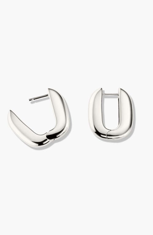 Mejuri Stevie Hoops In Sterling Silver