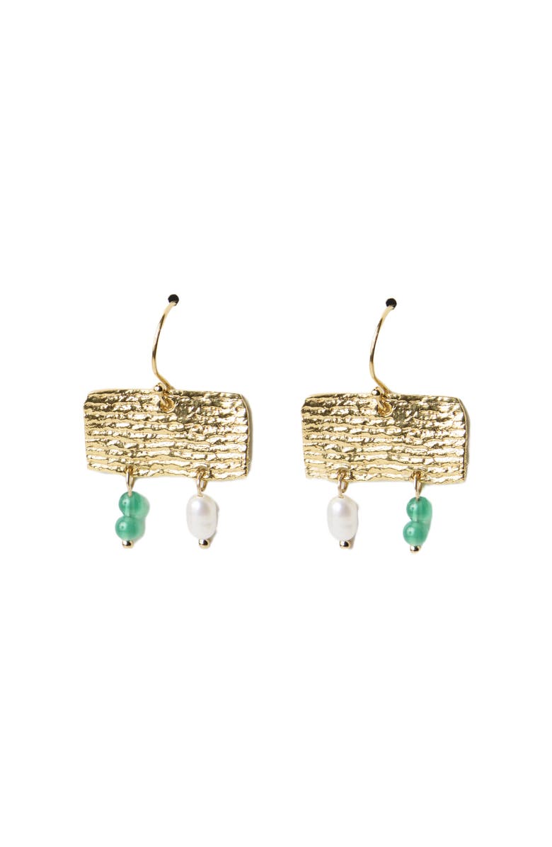 COG Vessel Earrings- 14K Gold Plate, Main, color, 