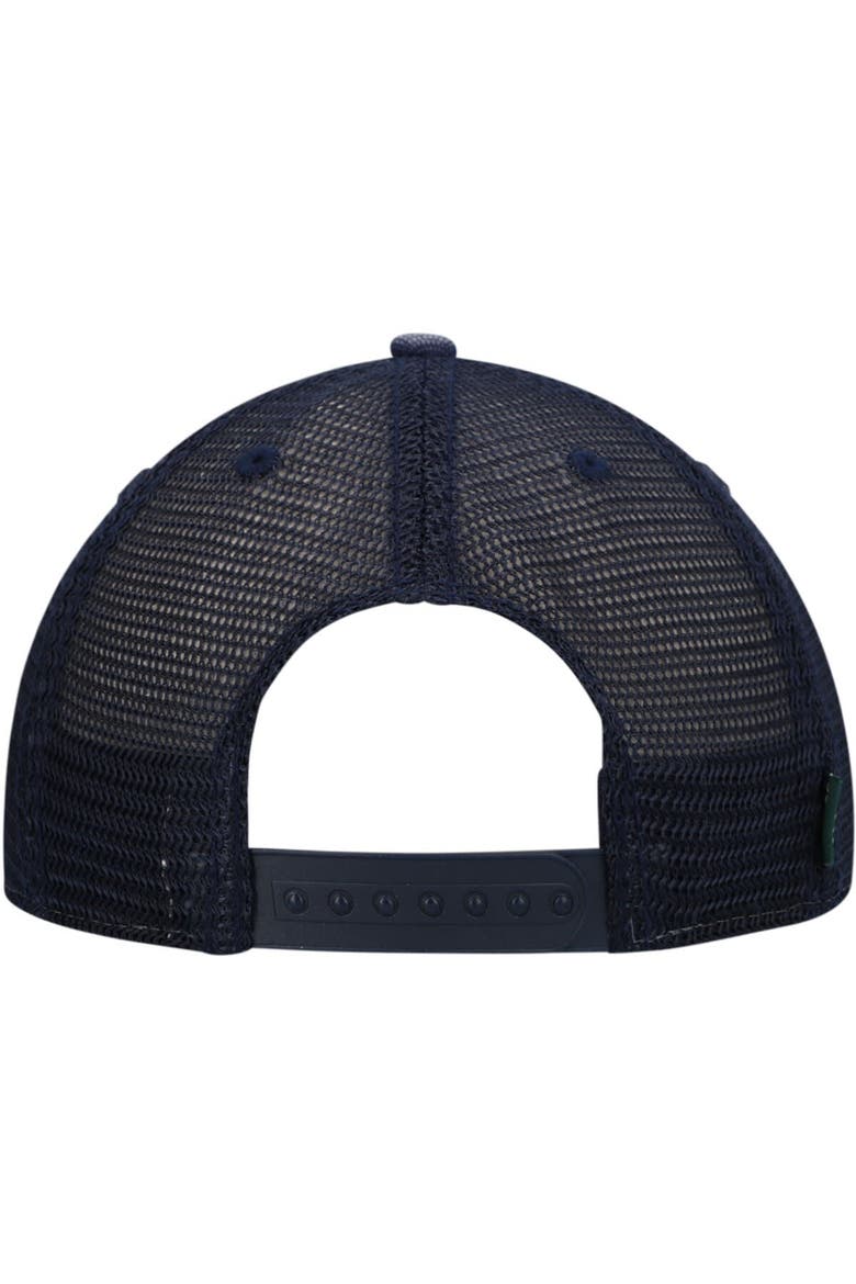 Men's Navy Auburn Tigers Sun & Bars Dashboard Trucker Snapback Hat, Alternate, color, Navy