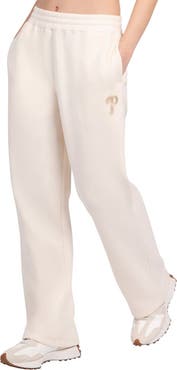 STARTER Women's Starter  Cream Philadelphia Phillies Pastel High Waisted Fleece Pants