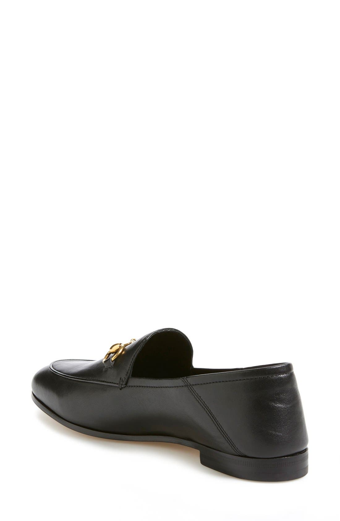 Gucci Brixton Horsebit Convertible Loafer, Alternate, color, Black Leather