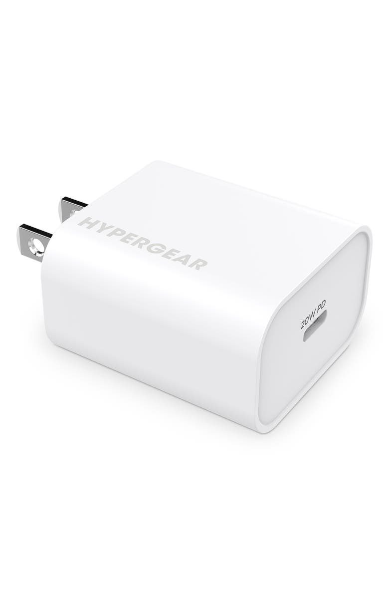 HYPERGEAR Single Port Wall Charger Cube, Main, color, 