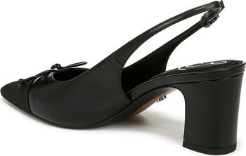Willette Slingback Pointed Cap Toe Pump
