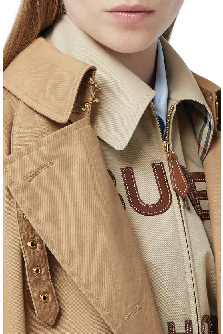 Check Lined Maxi Trench Coat, Alternate, color, SOFT FAWN