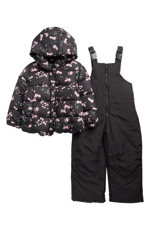 Kids' Puffer Jacket & Snow Bib Set (Little Kid)