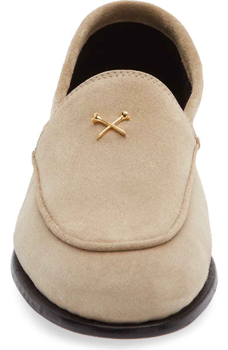 G/FORE Metal Tees Suede Flex Loafer, Alternate, color,