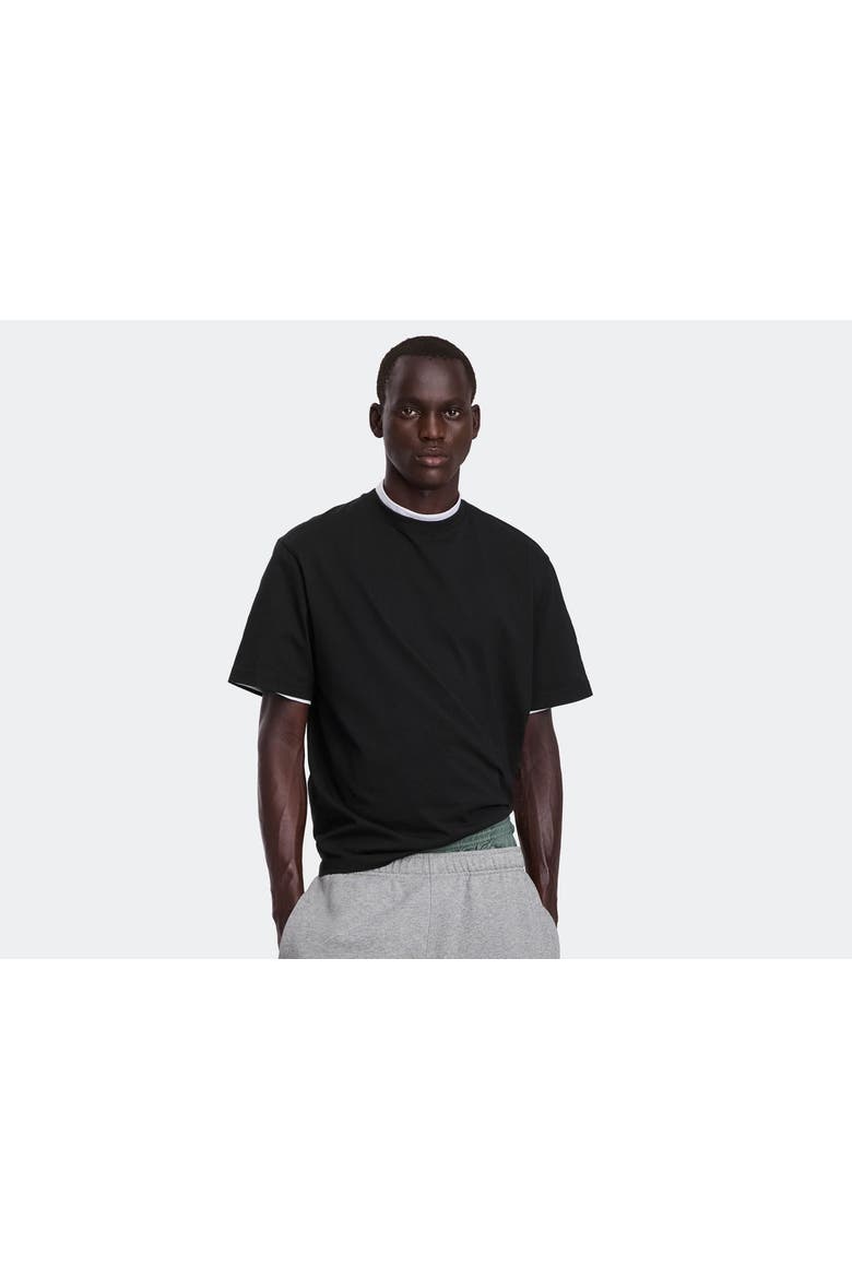 Novo T-shirt Tonal Label, Alternate, color, Black
