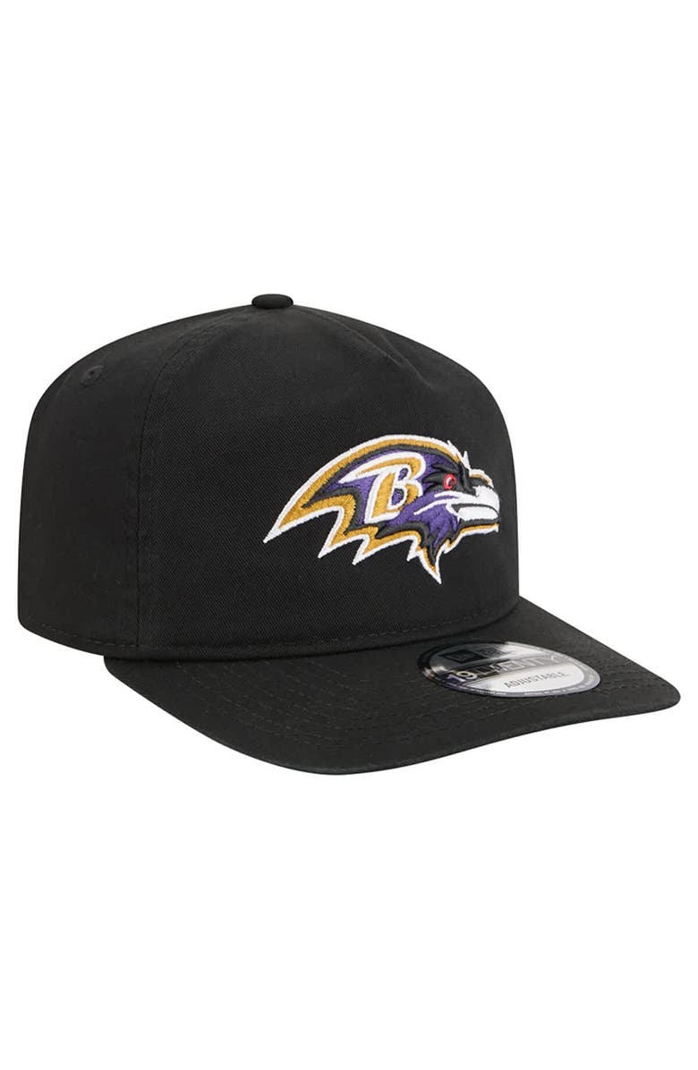 New Era Men's New Era  Black Baltimore Ravens Team 19TWENTY Adjustable Hat, Alternate, color, Black