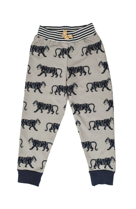 Organic Cotton Tiger Print Joggers (Toddler, Little Kid)