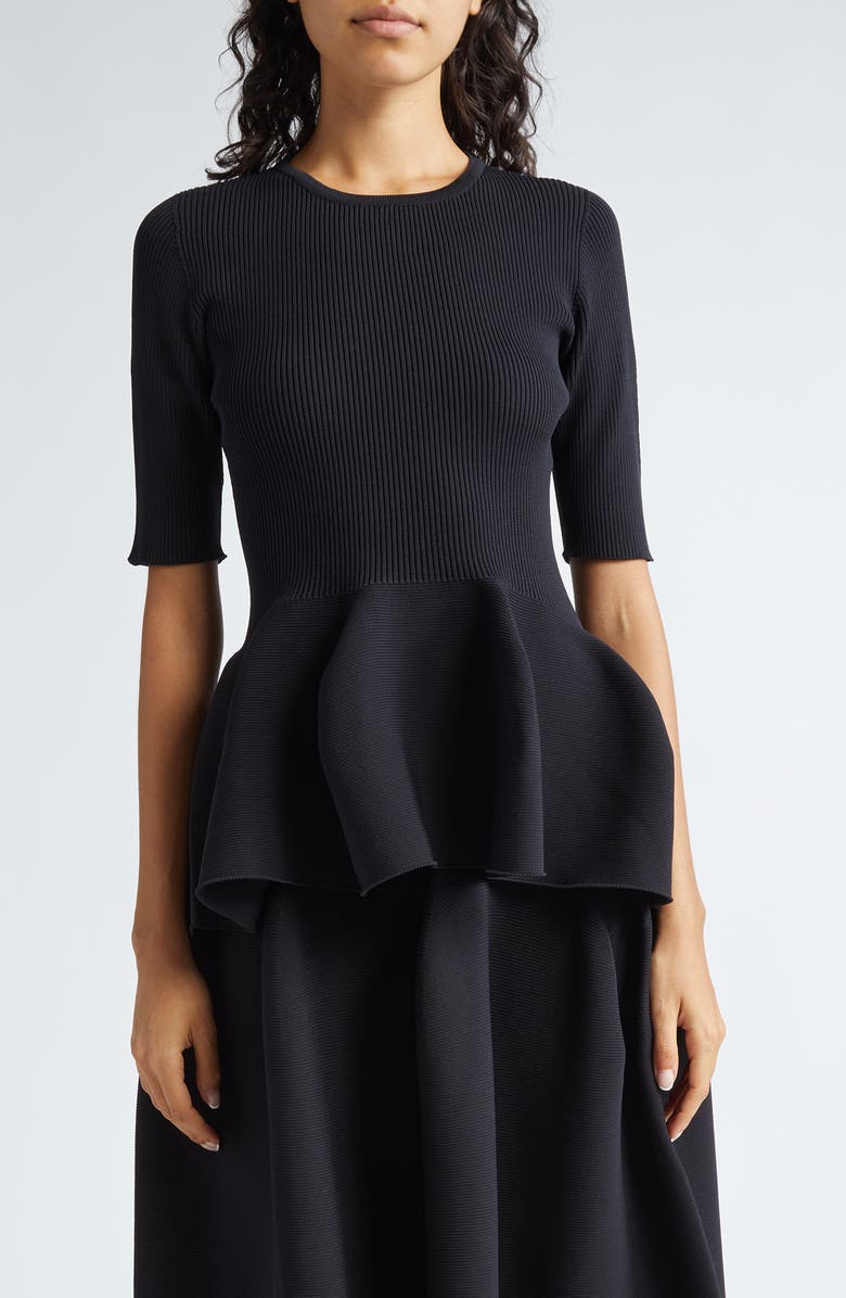 CFCL Pottery Rib Peplum Top, Main, color,