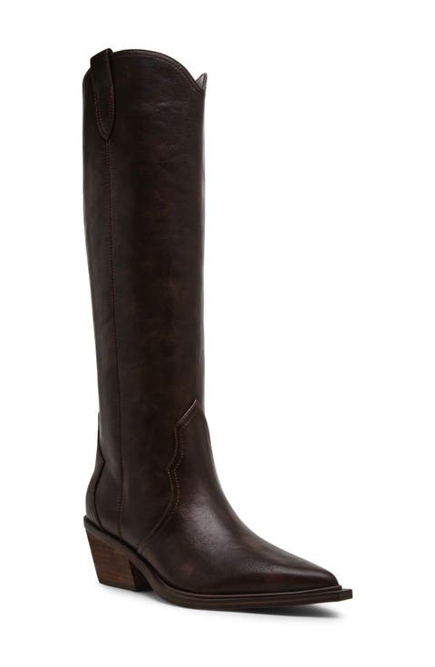 Greva Knee High Western Boot