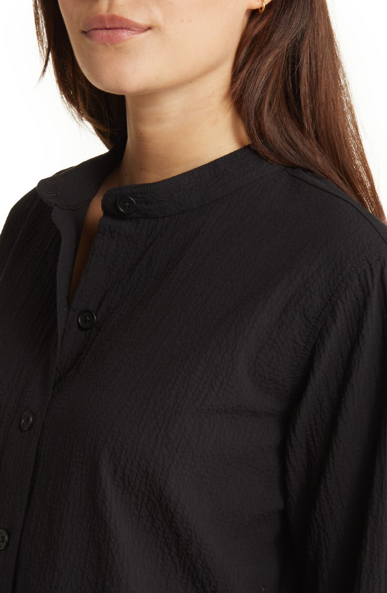 Eileen Fisher Mandarin Collar Jacket, Alternate, color,