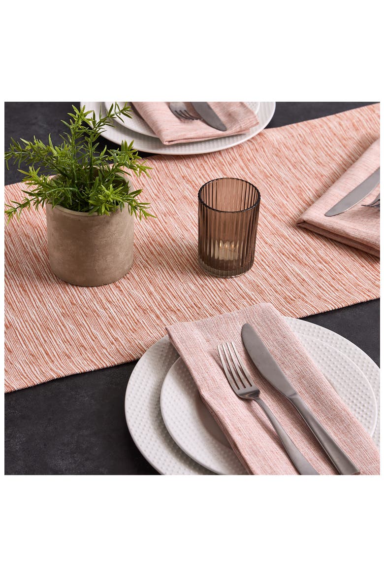 Sedona Sunset Space Dyed Cotton Table Runner, Alternate, color, ORANGE