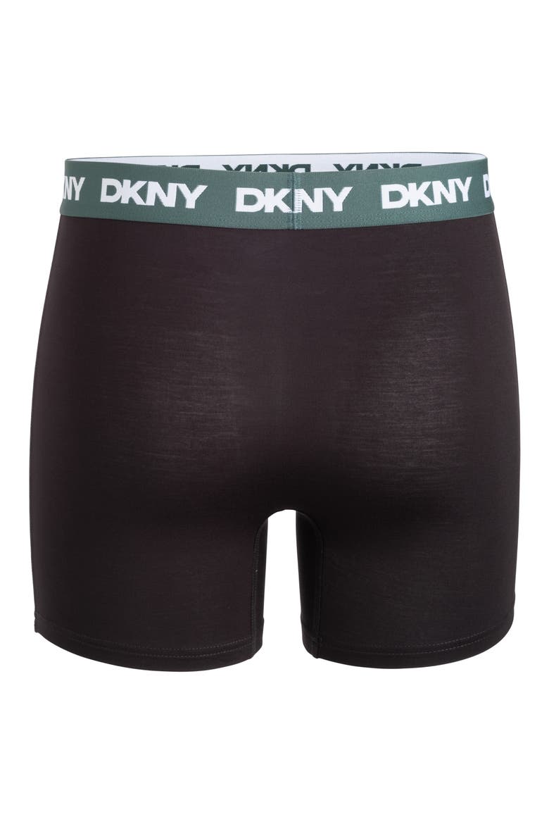 Soft Stretch Pack of 4 Boxer Briefs, Alternate, color, BLACK/EMERALD/BLUE