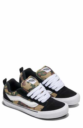 Knu School Camo Suede & Canvas Low Top Sneaker