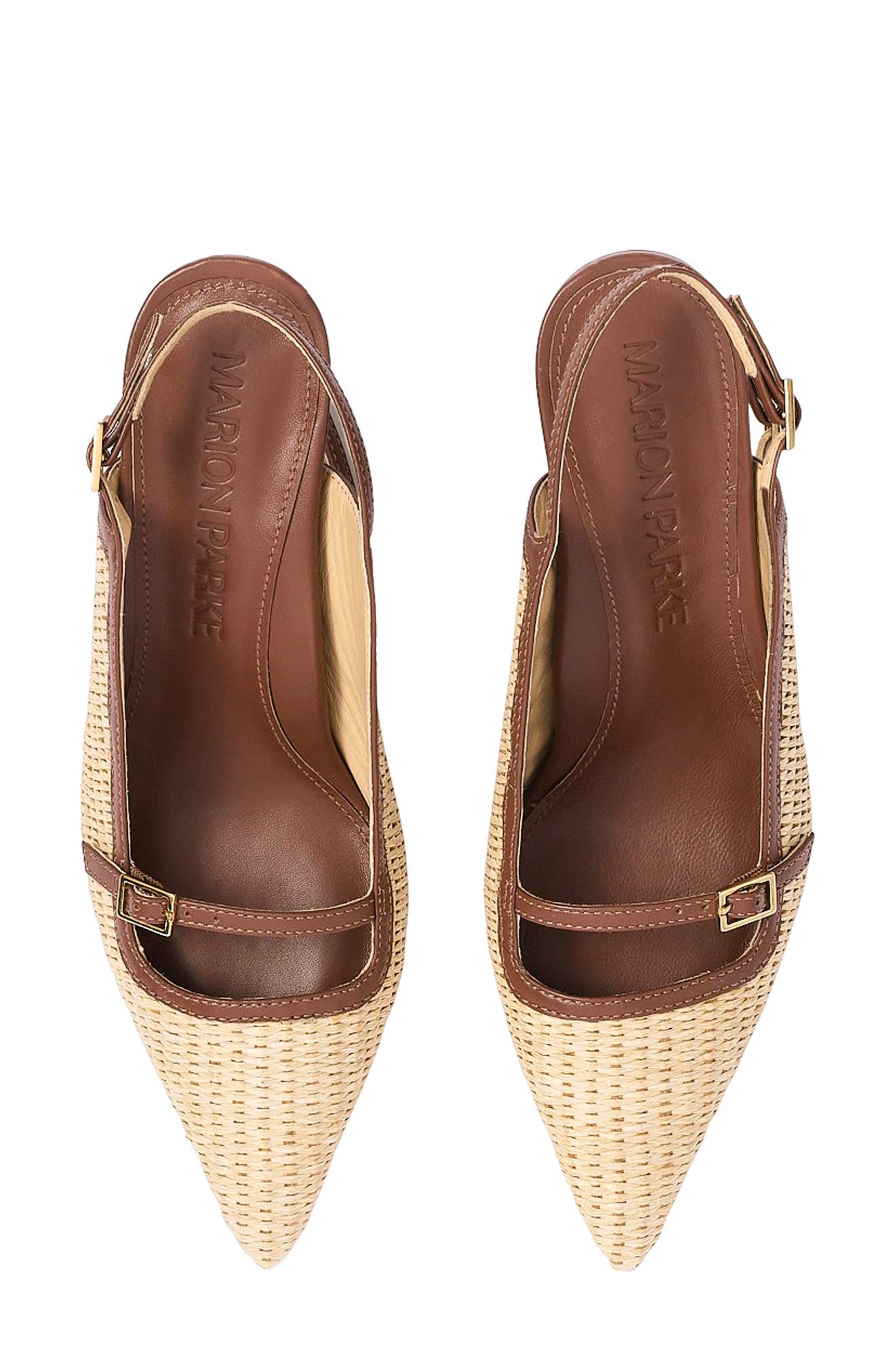 MARION PARKE Melissa Pointed Toe Slingback Pump, Alternate, color, 