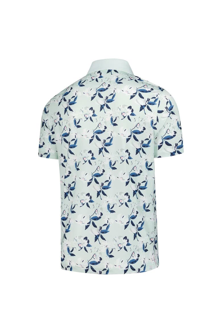 Men's Puma Mint Arnold Palmer MATTR Spring Florals Polo, Alternate, color, Mint