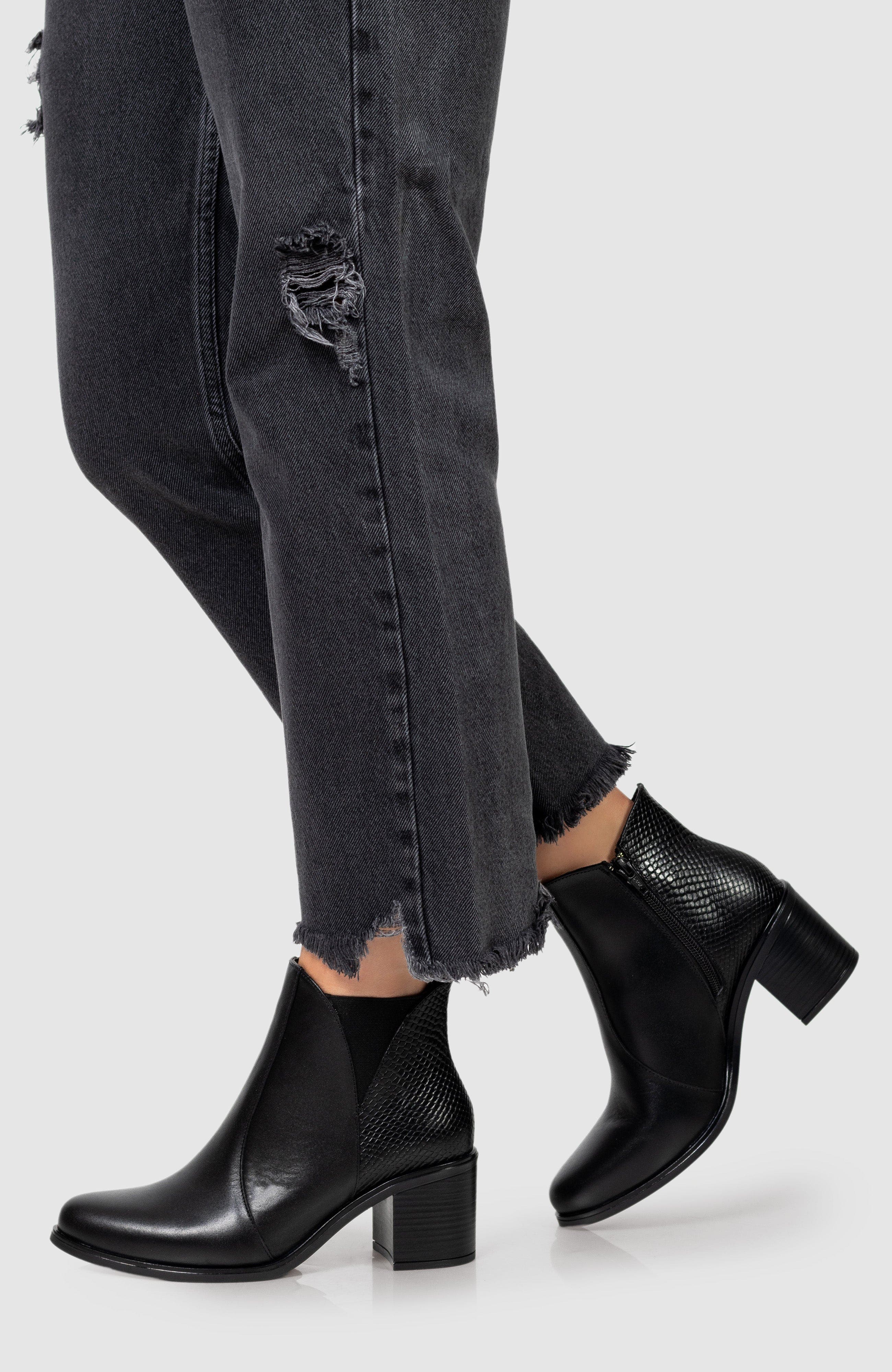 Manela Alei Bootie, Alternate, color, Black