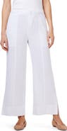 NIC+ZOE Rumba Park Wide Leg Crop Organic Linen Blend Pants