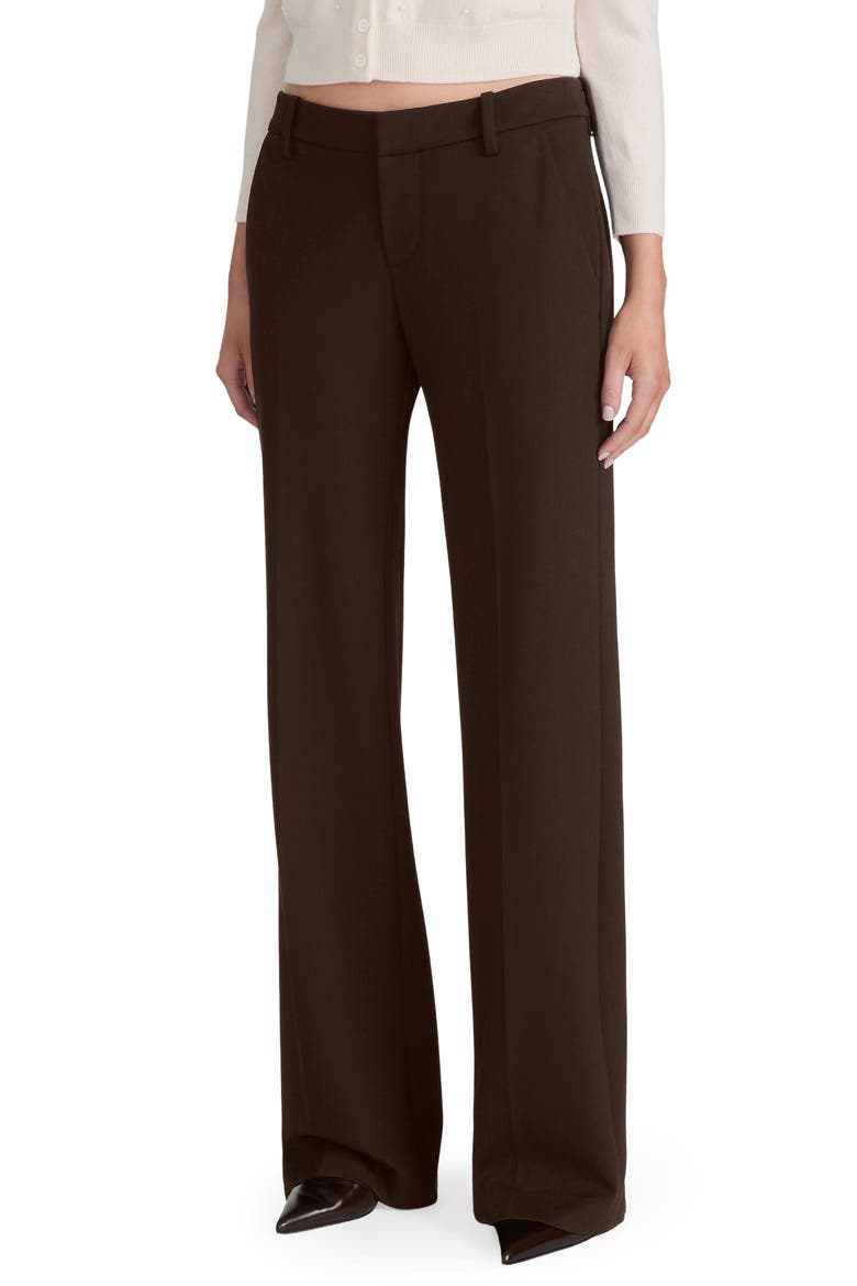 The Low Trouser Wide Leg Pants, Alternate, color, AMERICANO