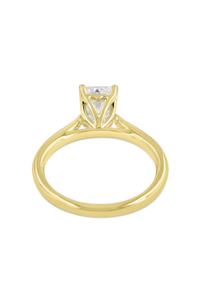 Rahina 14K Yellow Gold Emerald Lab Grown Diamond Solitaire Engagement Ring - 1.5 Ct, Alternate, color, 14K Yellow Gold