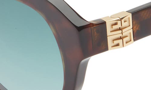 Givenchy 4g Gradient Round Sunglasses In Brown