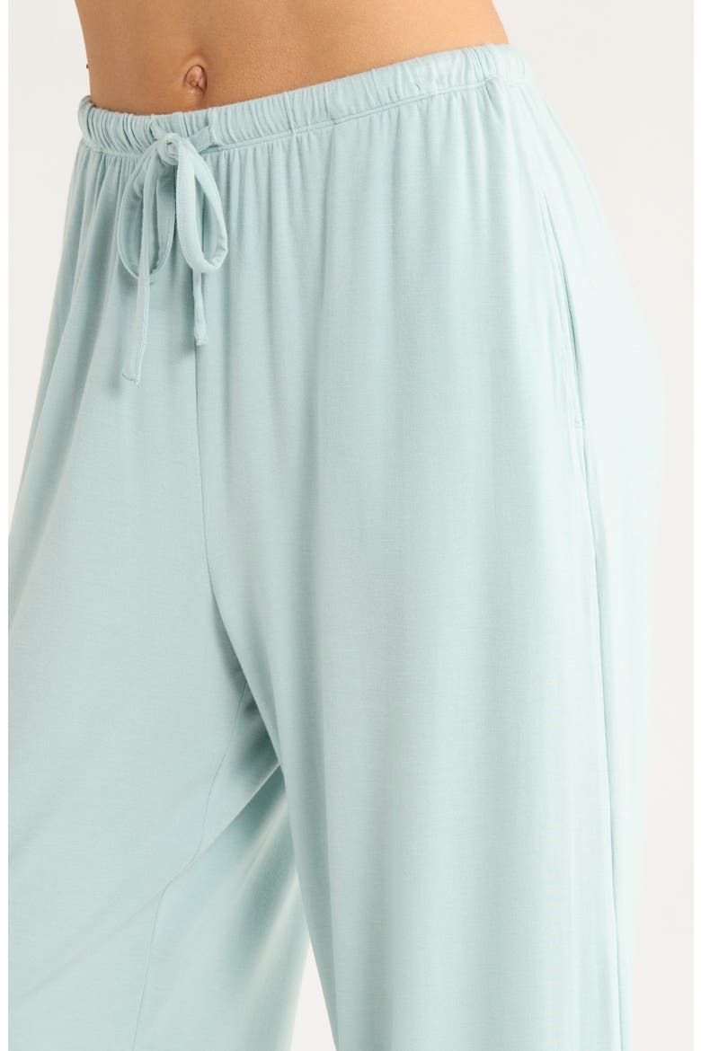 Moonlight Eco Lace Trim Pajamas, Alternate, color, TEAL MIST