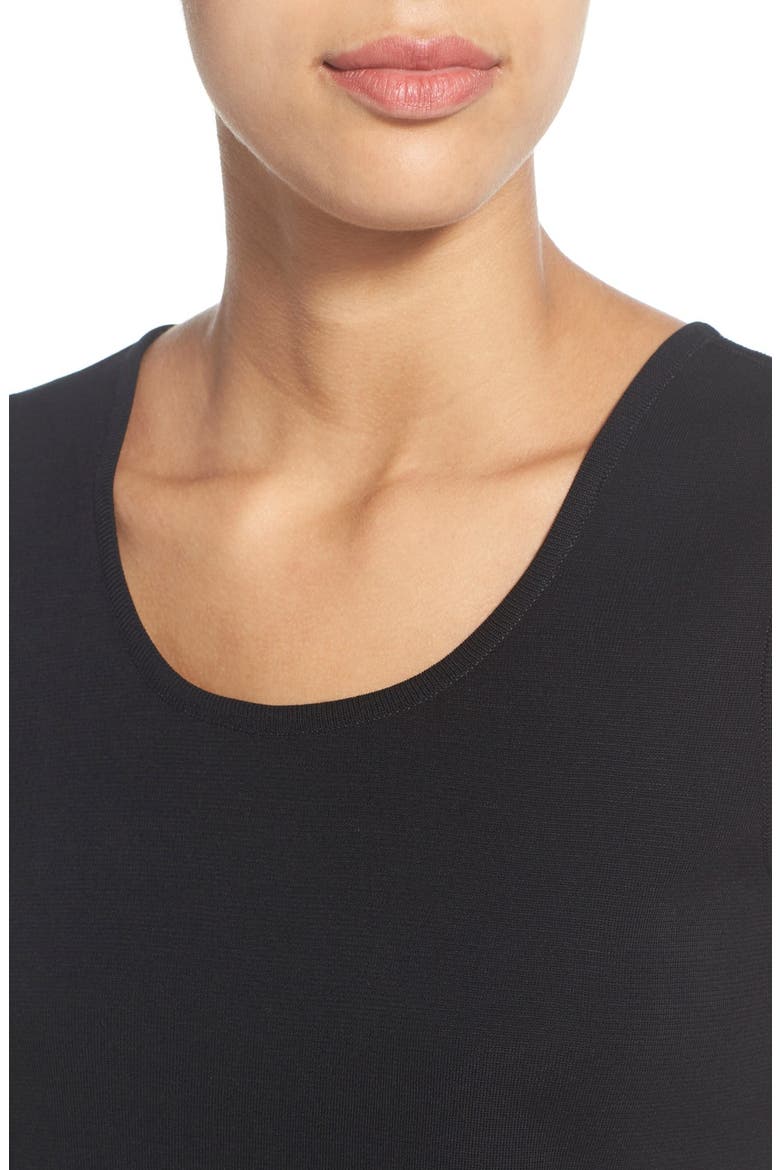 Scoop Neck Tank, Alternate, color, BLACK