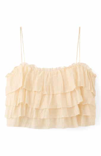 Layered Ruffle Crop Camisole