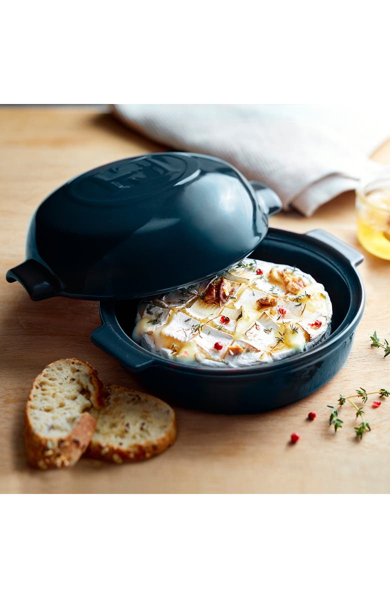 Emile Henry Cheese Baker, Alternate, color, Ocean