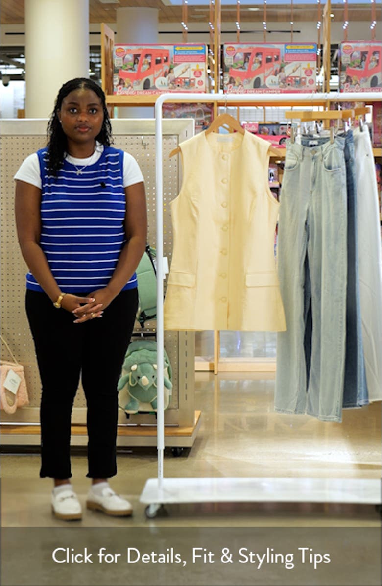 Jane Linen Vest, sales video thumbnail