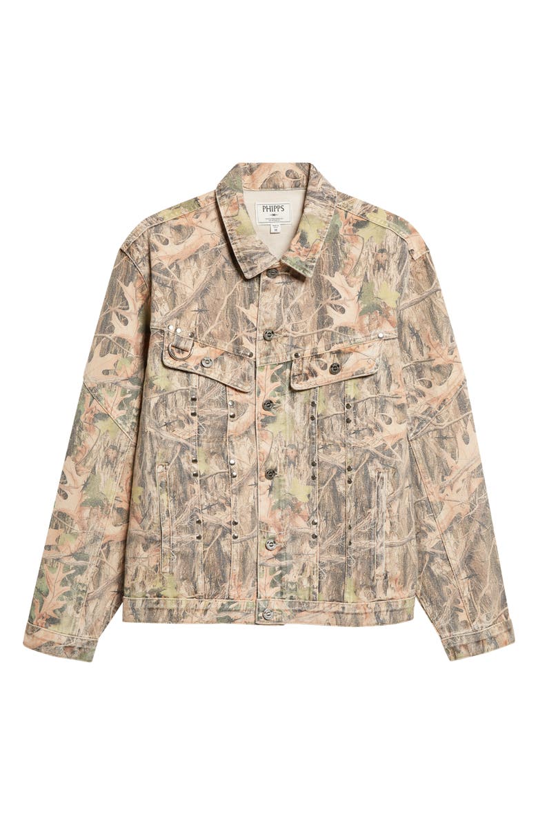 PHIPPS Standard Cotton Stud Jacket, Main, color, Realtree Camo