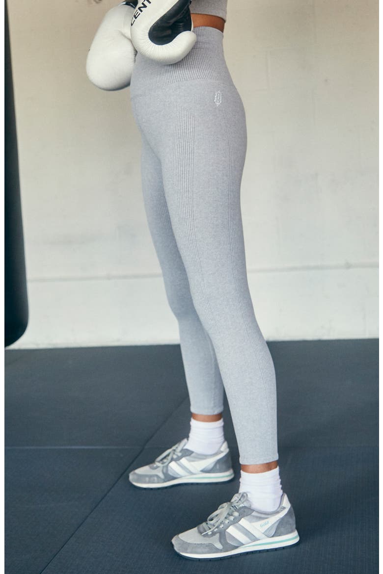Free People FP Movement Happiness Runs Leggings, Alternate, color, GREY COMBO