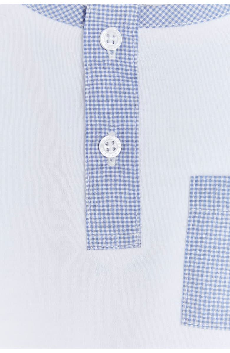 Babycottons Premium Peruvian Pima Cotton Dan Henley Tee For Infant, Alternate, color, Off White