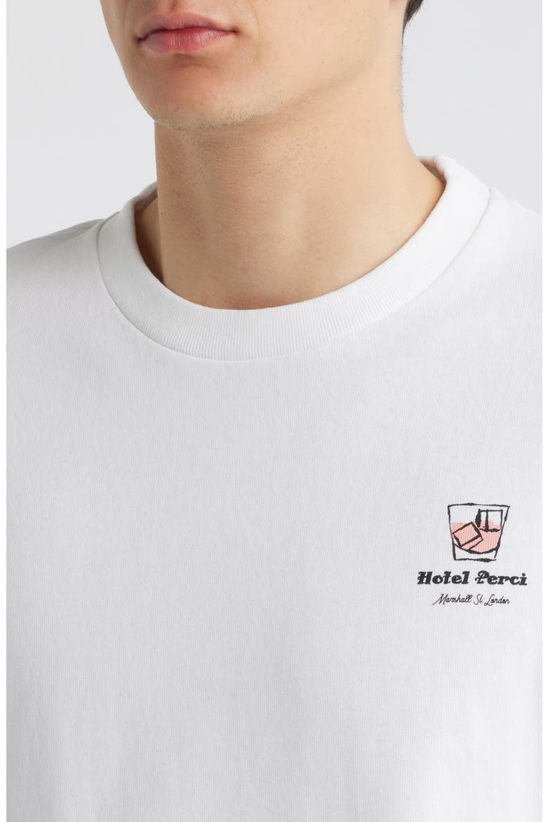 Hotel Bistro Oversize T-Shirt, Alternate, color, WHITE