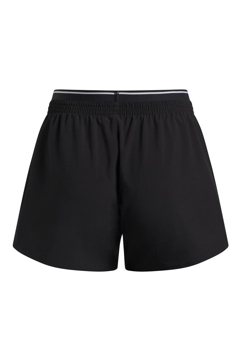 Kids' Vanish Woven Shorts, Alternate, color, BLACK / / WHITE