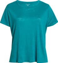 Eileen Fisher Organic Linen Crewneck T-Shirt