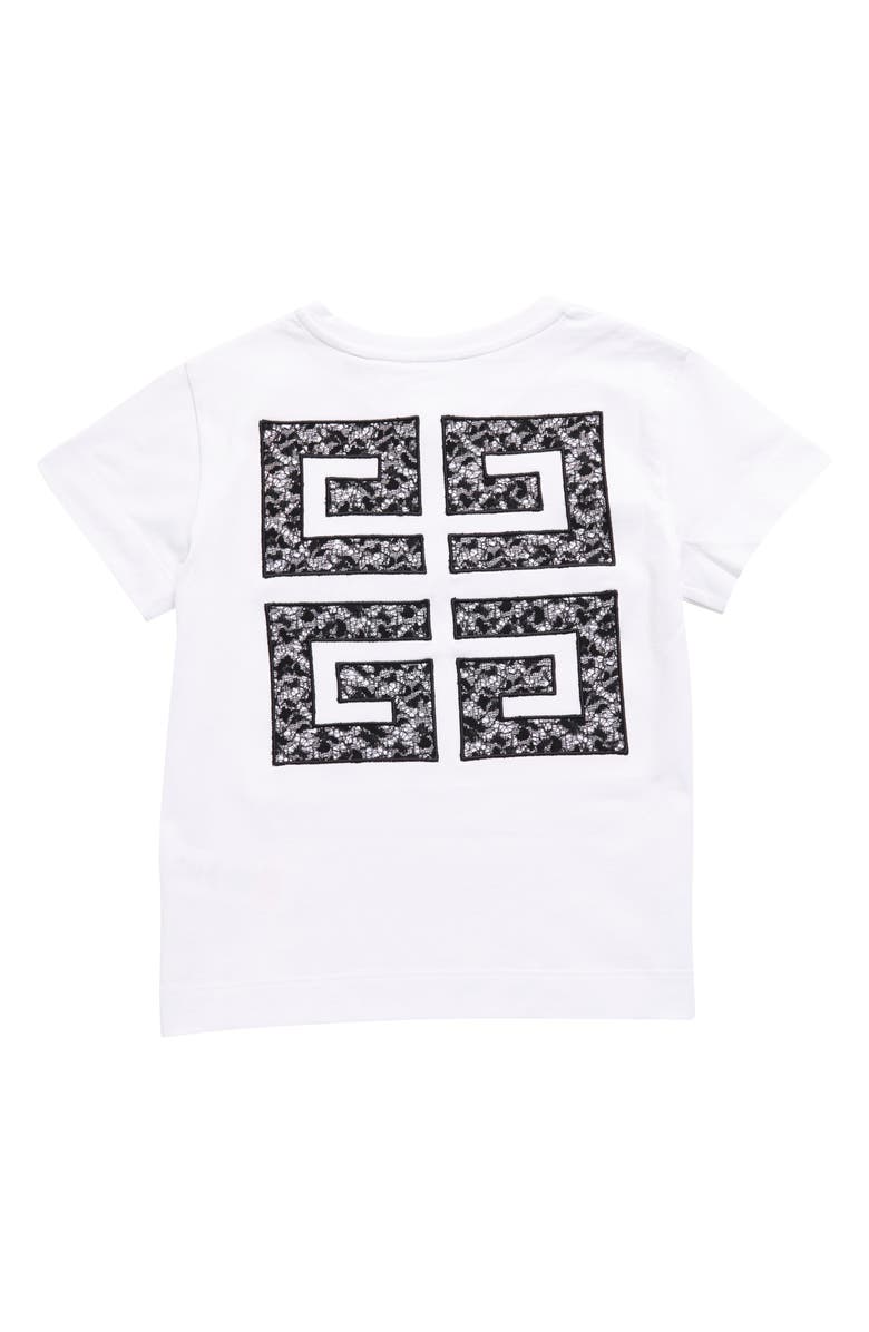 GIVENCHY KIDS Kids' Embroidered Cotton Logo T-Shirt, Alternate, color, 