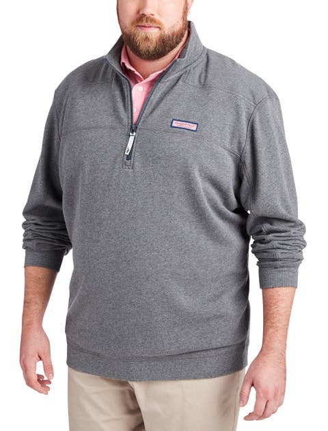 Big & Tall 1/4-Zip Collegiate Shep Shirt