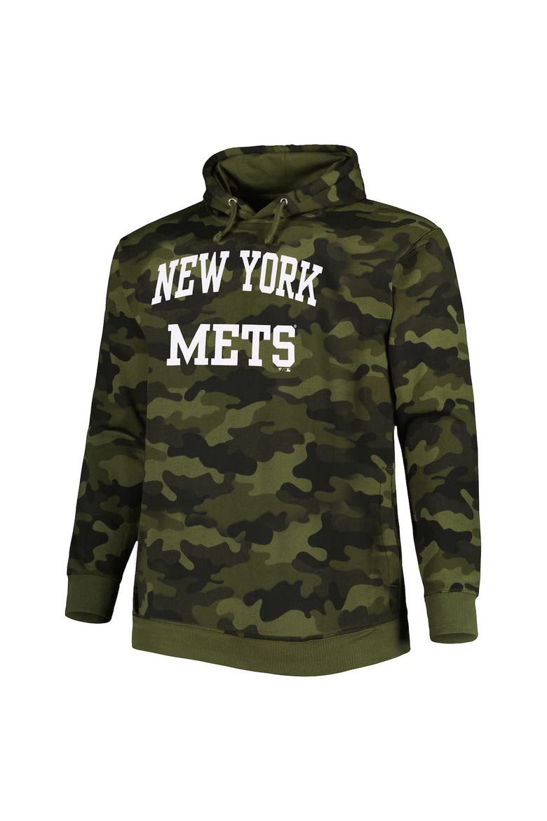 Men's Camo New York Mets Allover Print Pullover Hoodie, Alternate, color, Camo