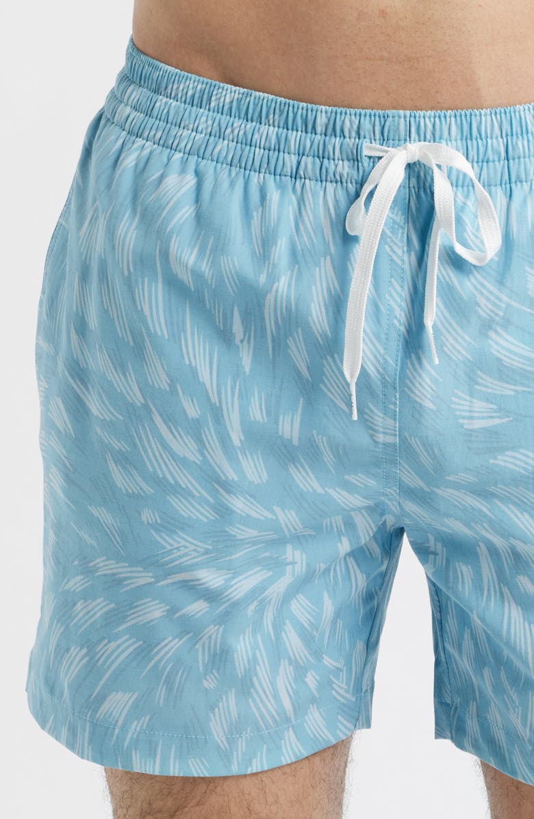 Chubbies The Turquoise Tides 5.5-Inch Swim Trunks, Alternate, color, Turquoise/ Aqua