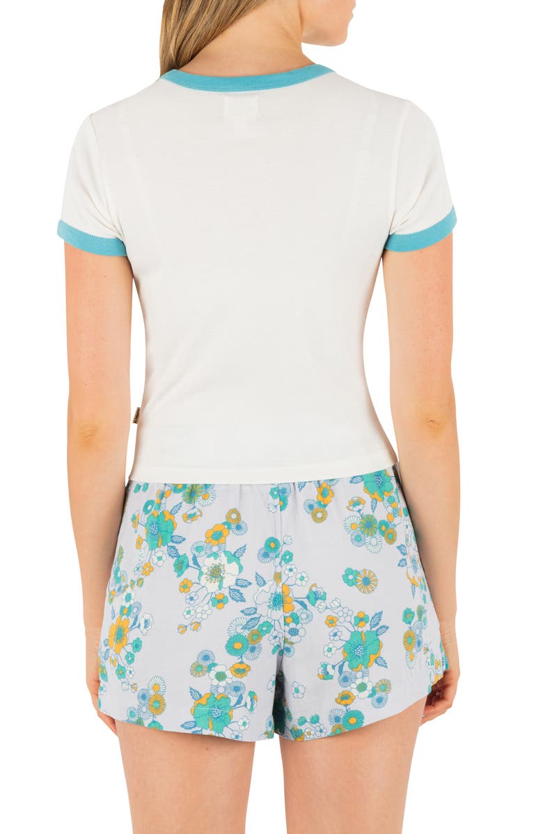 Hurley Speedway Ringer Cotton Graphic T-Shirt, Alternate, color, Tofu