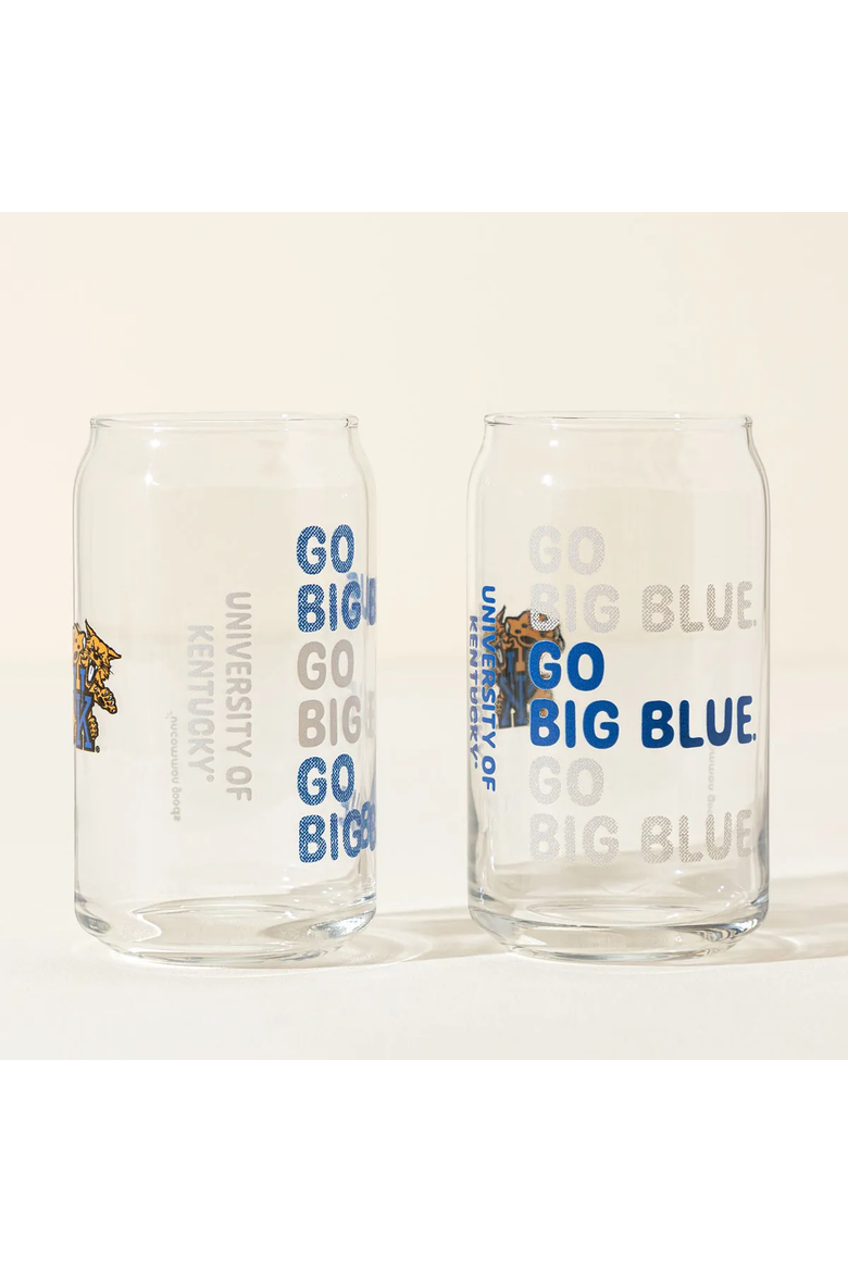 Show Your Spirit! College Can-Shaped Glass Set, Alternate, color, University of Kentucky