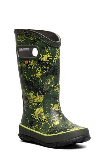 Bogs Microcamo Print Waterproof Rain Boot In Multi