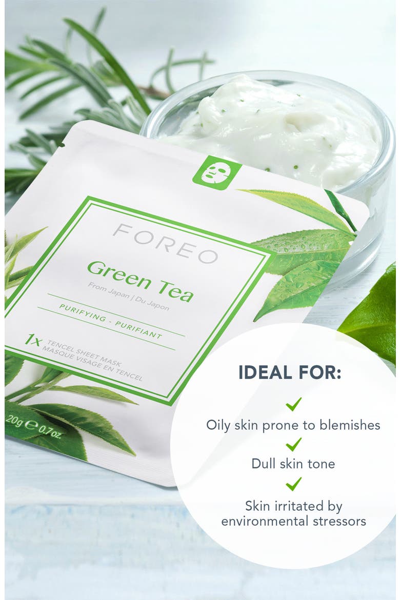 Farm To Face Sheet Mask - Green Tea x3, Alternate, color, None