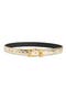 Brixton Metallic Quilted Belt