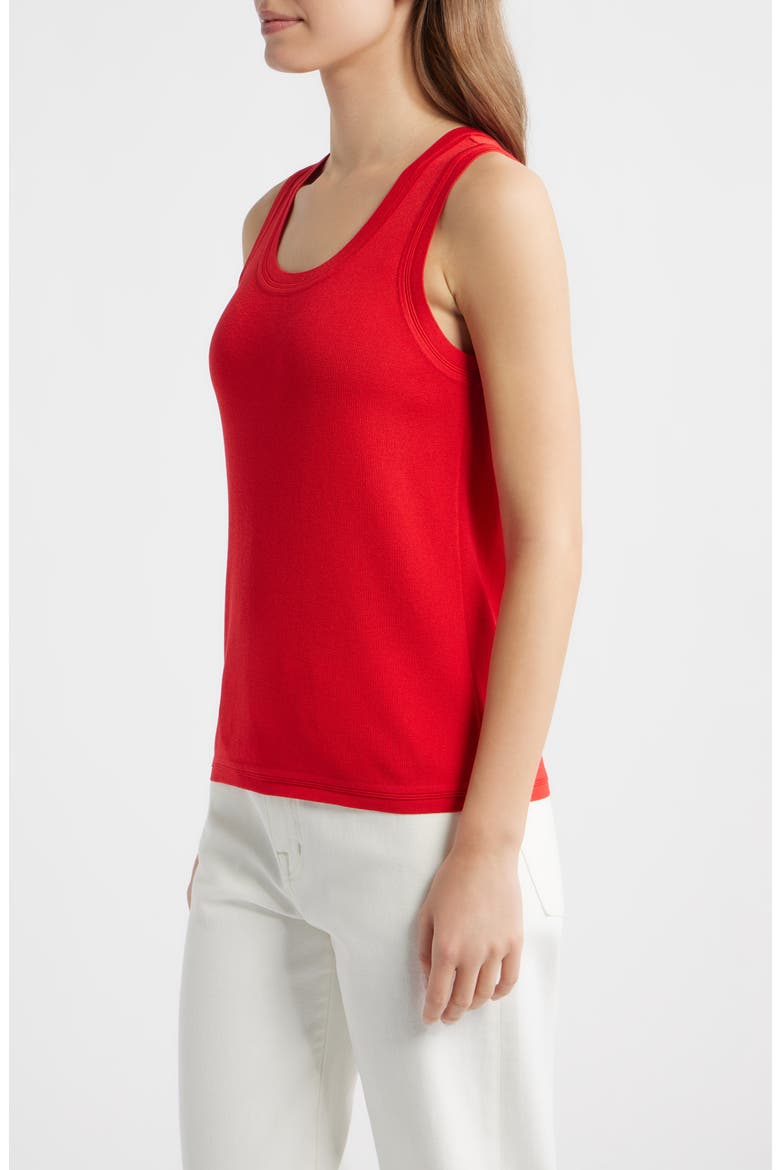 Scoop Neck Tank, Alternate, color, BEGONIA RED